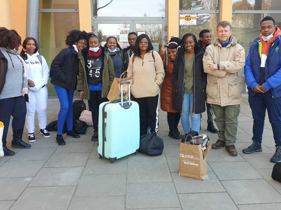 Wojna na Ukrainie - Pomoc mniejszości afrykańskiej - zdjęcie główne