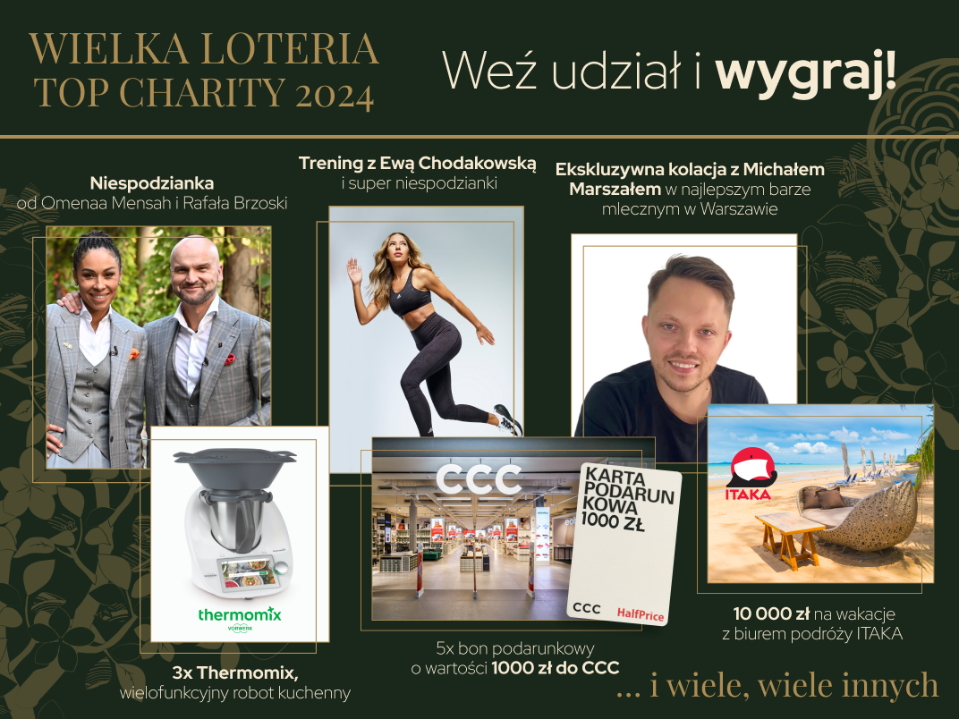 WIELKA LOTERIA TOP CHARITY 2024 - zdjęcie główne