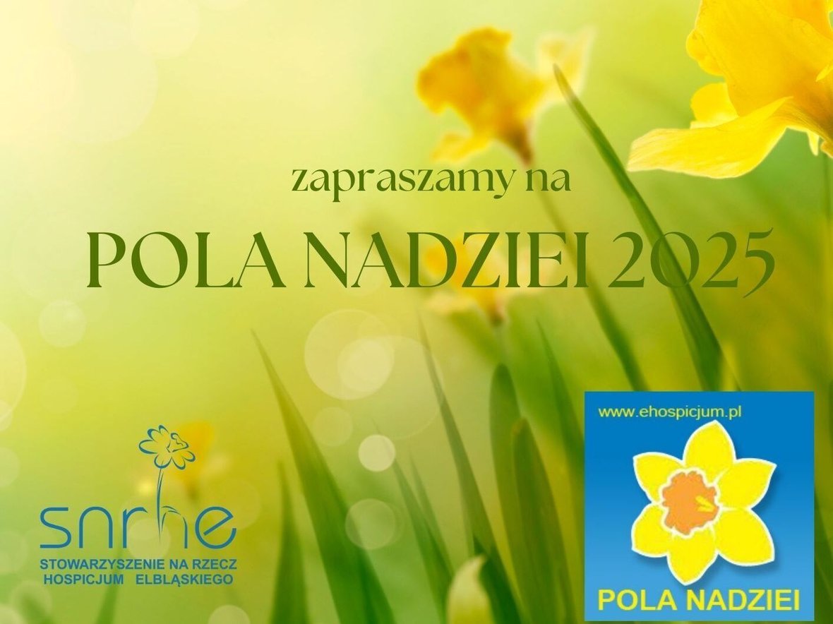 Pola Nadziei 2025 – dołącz do Drużyny Nadziei Hospicjum Elbląskiego! - zdjęcie główne