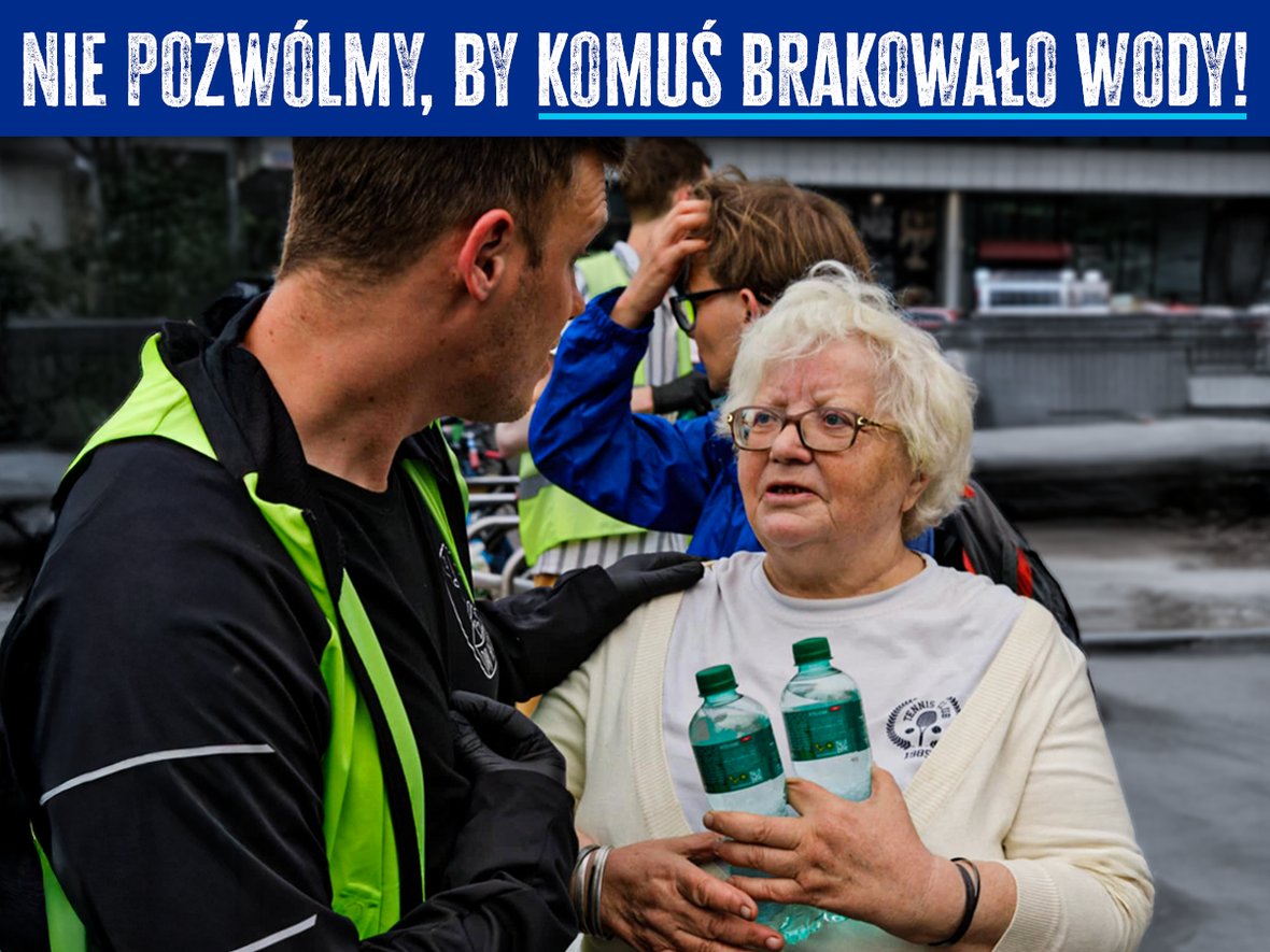 Nasze zapasy wody od Darczyńców za chwilę się skończą. Pomóż! - main photo