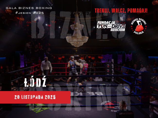 Gala Biznes Boxing Polska 20/11/25 ŁÓDŹ - zdjęcie główne