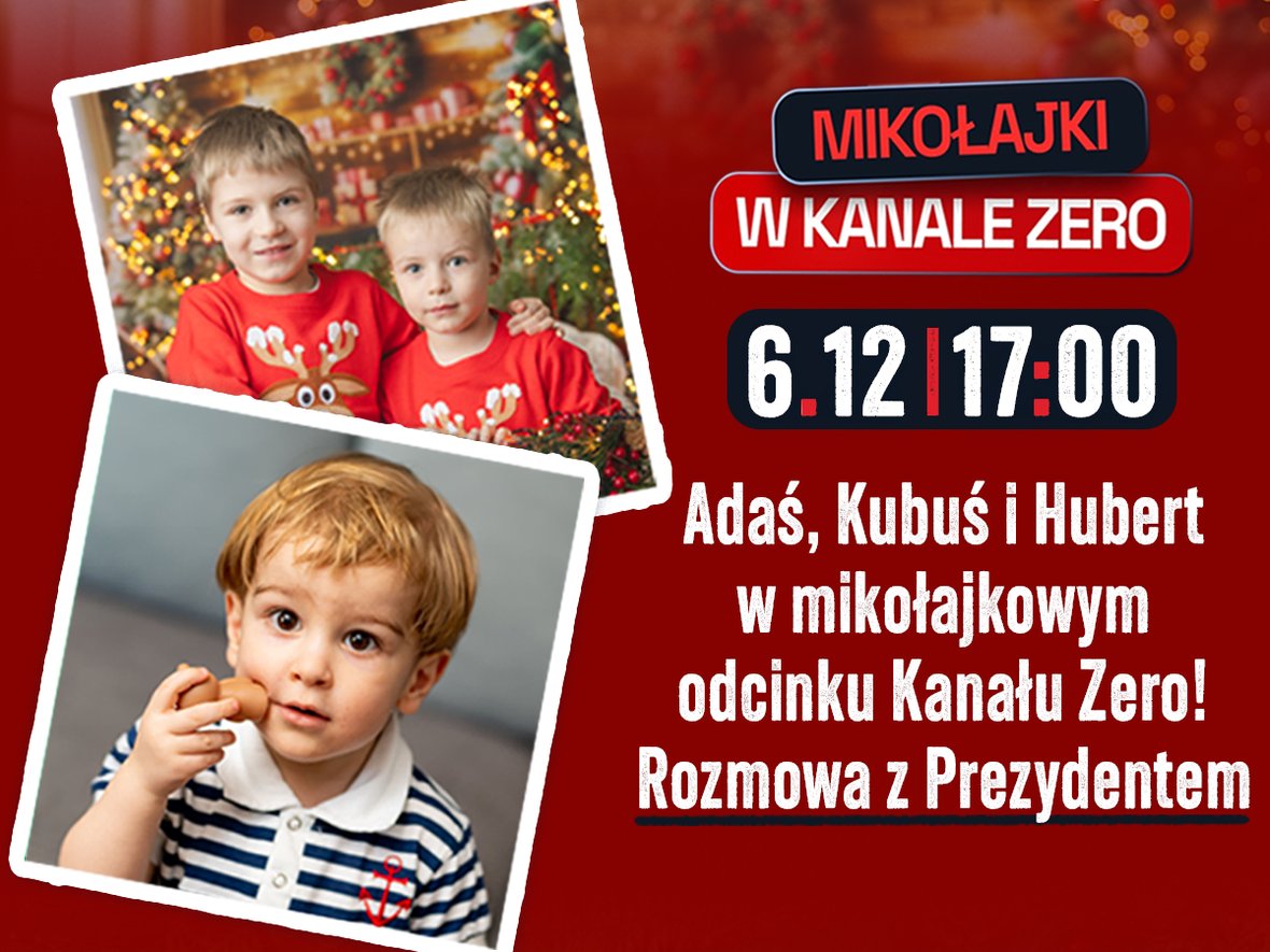 Mikołajkowe wydanie specjalne Kanału Zero! Gościem Prezydent Karol Nawrocki! - main photo