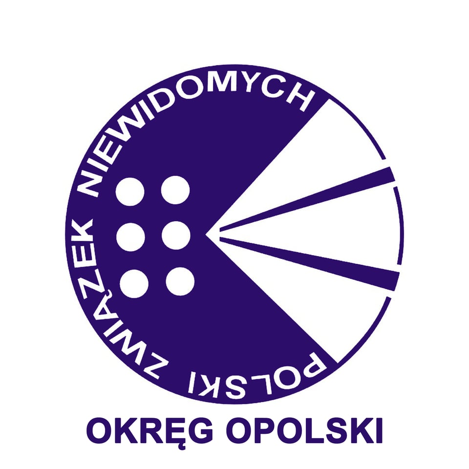 Polski Związek Niewidomych Okręg Opolski - logo organizacji