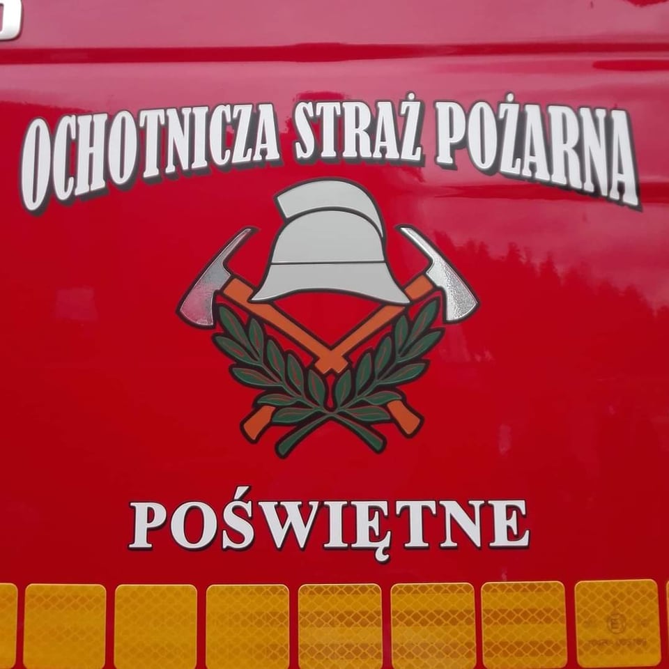 Ochotnicza Straż Pożarna w&nbsp;Poświętnem - logo organizacji