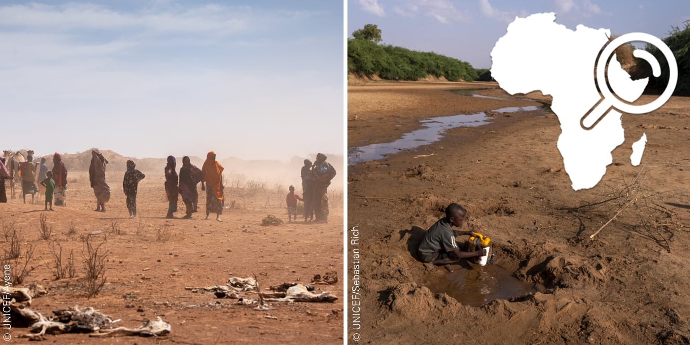 UNICEF Susza w Rogu Afryki