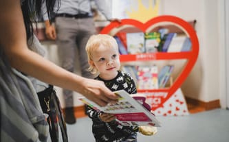 Biblioteczki w kształcie serca