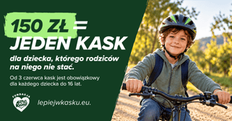 Kask dla dziecka, którego rodziców na niego nie stać