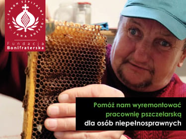 Pomóżmy pracować osobom niepełnosprawnym! Ich pracownia pszczelarska potrzebuje pilnego remontu - zdjęcie główne