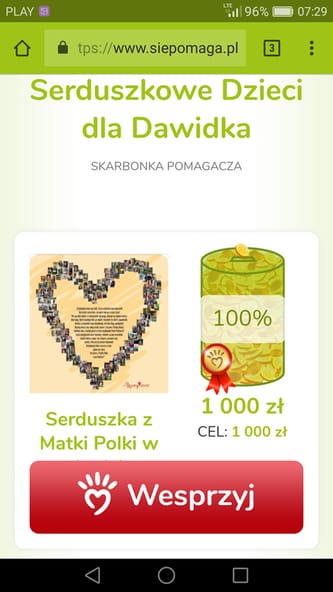 Serduszka z Matki Polki w Łodzi