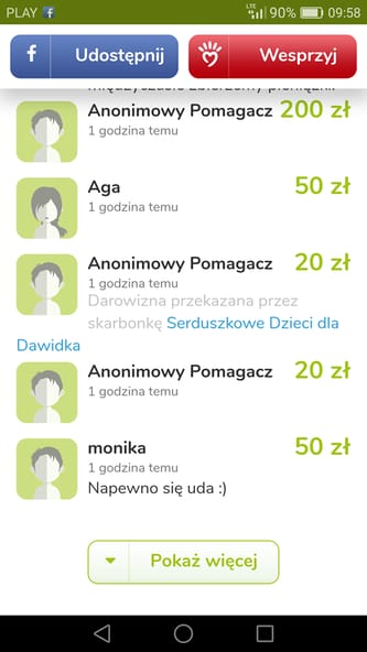 Serduszka z Matki Polki w Łodzi