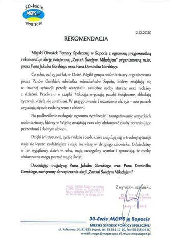 Akcja Zostań Świętym Mikołajem