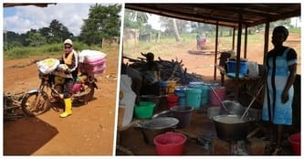 Dzieci ze szkoły podstawowej w Koudadeng