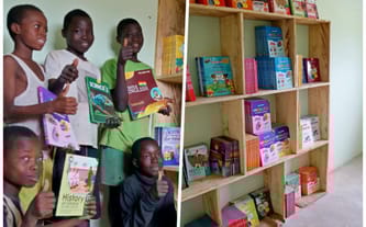 Uczniowie Szkoły Podstawowej Dzieci Afryki