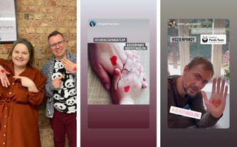 Pokaż #sercenadłoni osieroconym rodzicom