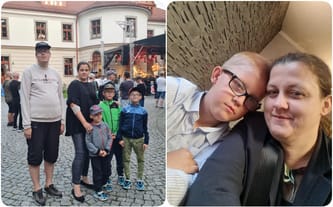 Agnieszka i dzieci Gędzior