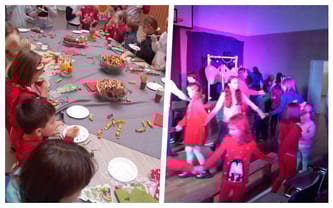 Mikołajkowe Warsztaty Teatralne dla DZIECI z Wioski Dziecięcej w Biłgoraju Fundacja Potrzeba Spotkania