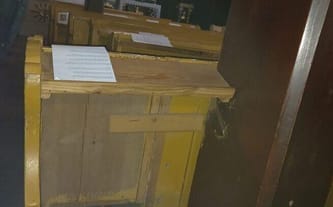 Zbiórka na nowe ławki w kościele