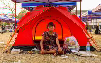 Silne trzęsienie ziemi wstrząsnęło Mjanmą