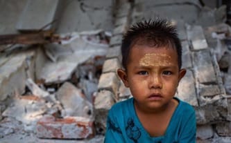 Silne trzęsienie ziemi wstrząsnęło Mjanmą