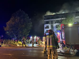 Pomoc dla poszkodowanych w pożarze przy ul. Krańcowej 4 w Poznaniu