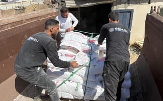 Paczki humanitarne dla rodzin w Gazie