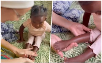 👶🏿 Pomóż Siostrom Dominikankom zaopiekować się dwuletnią dziewczynką, która nie chodzi...