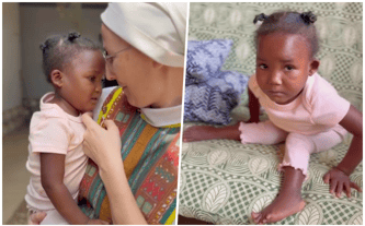 👶🏿 Pomóż Siostrom Dominikankom zaopiekować się dwuletnią dziewczynką, która nie chodzi...