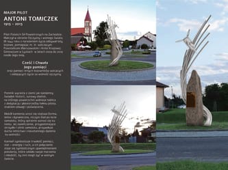 Budowa pomnika - Upamiętnienie postaci Majora Antoniego Tomiczka w Pstrążnej