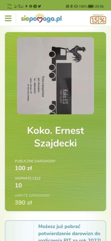 Main photo uploaded by the user