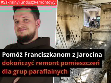 🤎🪚 Pomóż braciom Franciszkanom dokończyć remont starej kotłowni i&nbsp;przekształcić ją w&nbsp;nowoczesne miejsce spotkań i&nbsp;tworzenia wspólnoty - zdjęcie główne