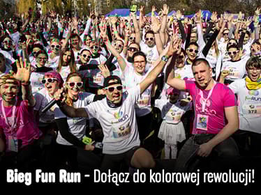 FUN RUN 2026&nbsp;- biegnij z&nbsp;nami i&nbsp;dołącz do&nbsp;kolorowej rewolucji! - zdjęcie główne