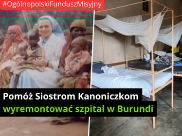 🇧🇮&nbsp;🏥 Pomóż Siostrom Kanoniczkom wyremontować szpital w&nbsp;Gatara w&nbsp;Burundi (Afryka) - zdjęcie główne