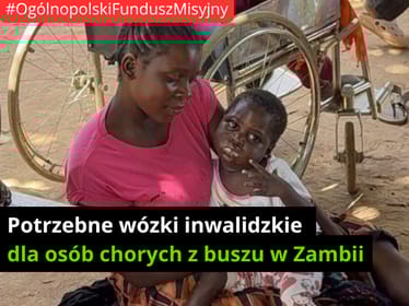 🇿🇲&nbsp;♿️ Wózki inwalidzkie dla&nbsp;chorych w&nbsp;buszu – pomóż Siostrze Józefie - zdjęcie główne