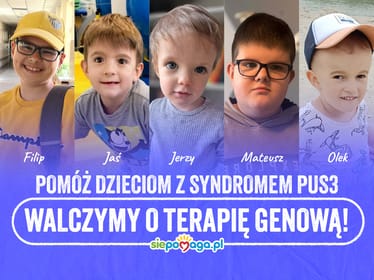 Ratujmy dzieci z ultrarzadką chorobą genetyczną – PUS3! - zdjęcie główne