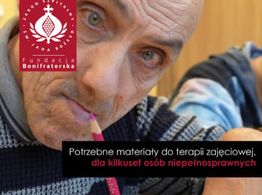 Ich świat zamyka się przy stole terapeutycznym. Pomóż nam pokolorować codzienność kochanych podopiecznych DPS! - main photo