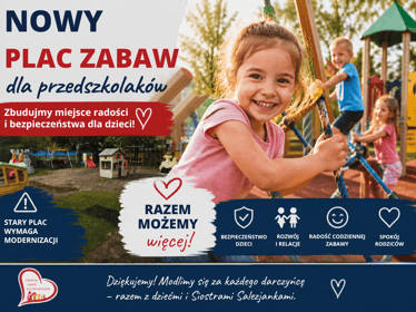 Zbudujmy miejsce radości i bezpieczeństwa dla dzieci - zdjęcie główne