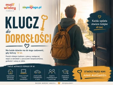 Pomóżmy młodzieży z pieczy zastępczej na starcie w samodzielną dorosłość! - main photo