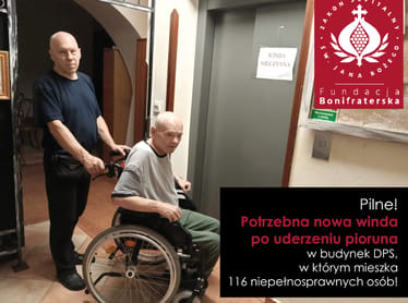 ⚡Pilne! Piorun zniszczył windę w DPS dla 116 niepełnosprawnych osób. Pomóżmy kupić im nowy sprzęt! - zdjęcie główne