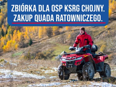 Sekundy, które decydują o życiu. Quad ratowniczy dla OSP Chojny - zdjęcie główne