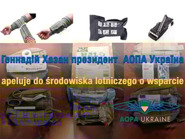 Piloci pomagają Ukrainie - zdjęcie główne