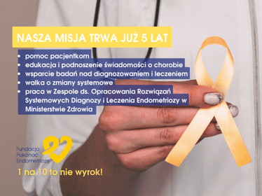 1&nbsp;na&nbsp;10&nbsp;to&nbsp;nie wyrok - pomóż nam pokonać endometriozę - zdjęcie główne
