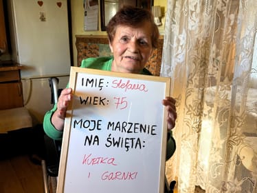 Małe-wielkie marzenia. W te Święta zaopiekujmy się ubogimi i samotnymi seniorami - zdjęcie główne