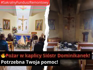 🔥 Pomóż Siostrom Dominikankom z&nbsp;Poznania po&nbsp;pożarze kaplicy! - zdjęcie główne