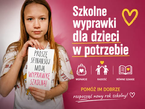 Zapewnij wyprawki szkolne dla&nbsp;podopiecznych fundacji - zdjęcie główne