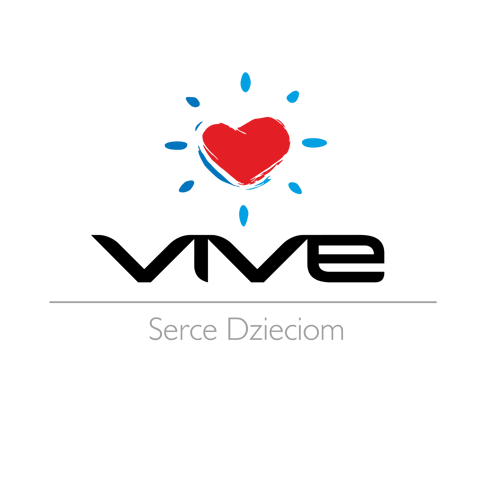 Fundacja VIVE Serce Dzieciom - logo organizacji