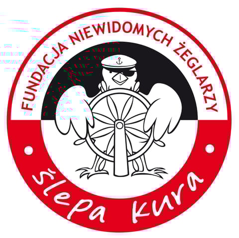 Fundacja Niewidomych Żeglarzy "Ślepa Kura" - logo organizacji