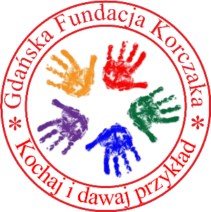 Gdańska Fundacja Korczaka "Kochaj i&nbsp;dawaj przykład" - logo organizacji