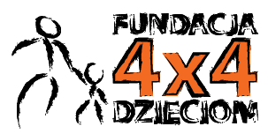 Fundacja 4×4&nbsp;Dzieciom - logo organizacji