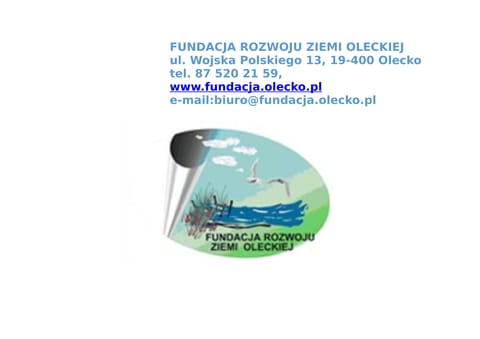 Fundacja Rozwoju Ziemi Oleckiej - Organization logo