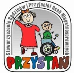 Stowarzyszenie Rodziców i&nbsp;Przyjaciół Osób Niepełnosprawnych PRZYSTAŃ - logo organizacji